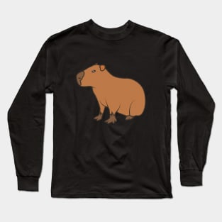 Cute Capybara Long Sleeve T-Shirt